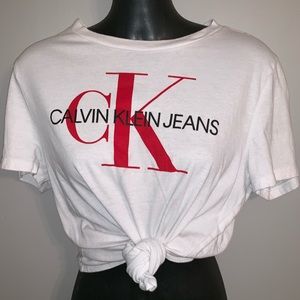 Calvin Klein white tee shirt